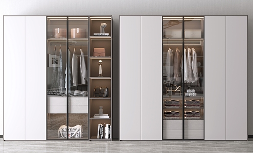 Modern wardrobe 3d model