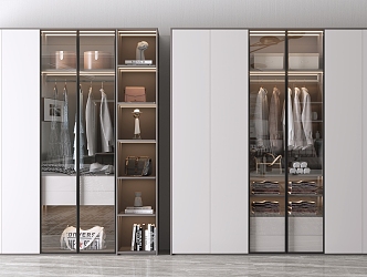 Modern wardrobe 3d model