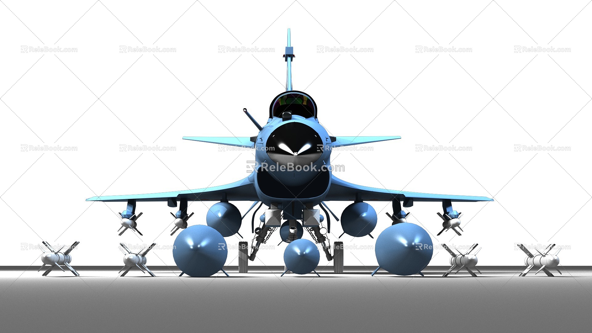 J-10 fighter 3d model