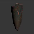 Realistic 3D Model of Salmon Head With Open Mouth And Red Spots