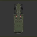 Olive Green 8 Wheel Military Truck with Heavy Duty Transport and Robust Cargo Body