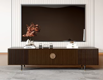 New Chinese TV Cabinet TV Cabinet Accessories TV 3d model
