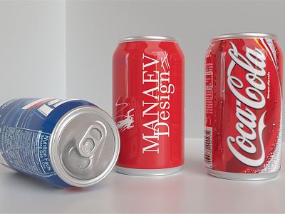 Modern Coke Bottle model