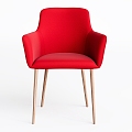 Quadrifoglio modern single chair 3d model