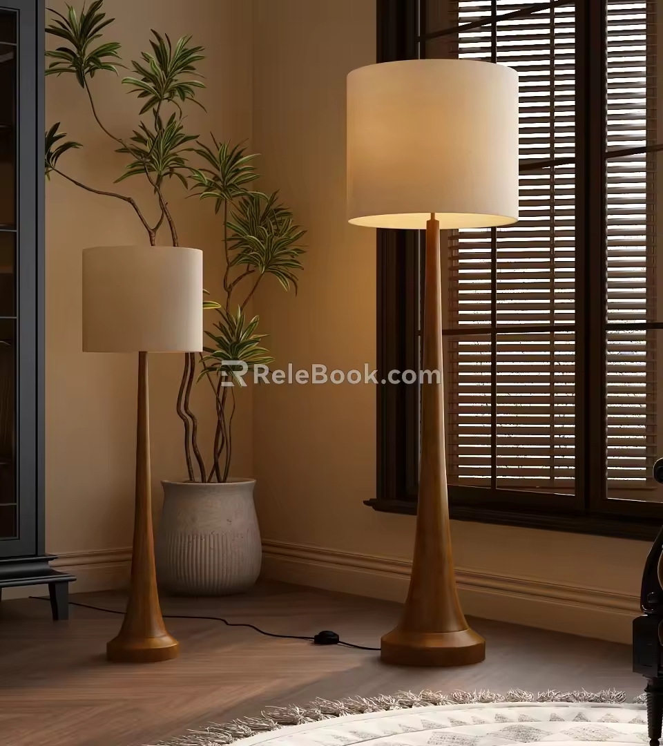 Modern Floor Lamp Italian Style Floor Lamp French Style Retro Floor Lamp 3d model