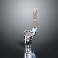 High Quality Chrome Plated Hardware Tool With Threaded Base And Precision Mechanical Design
