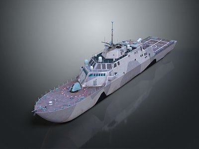 Ship Warship 3d model