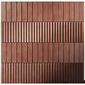 Brown Brick Wall Design Ideas With Various Vertical And Horizontal Patterns 3d model