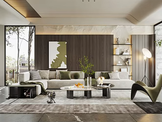The Silent Living Room 3d model