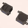 24V DC Electric Fans with RATED 24VDC and FLOW 45CFM Specifications