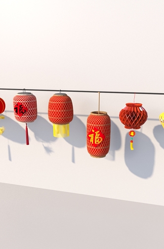 Lantern life supplies 3d model