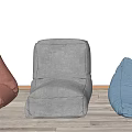 Modern Lazy Sofa Lazy Sofa Combination 3d model