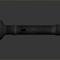 Metallic Ergonomic Portable Flashlight With Striped Grip Design And Durable Daily Lighting Tool