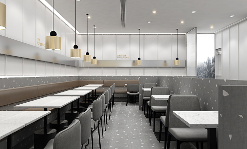 Modern Restaurant 3d model