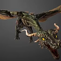 Mythical Dragon Figurine Featuring Detailed Wings Claws And Scaled Body Design