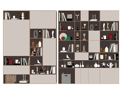 Modern Decorative Cabinet 3d model Modern Decorative Cabinet 3d model