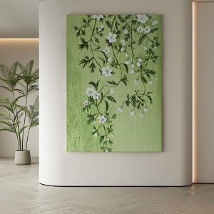 Quiet Wind Decorative Painting 3d model