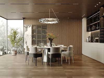 Modern Restaurant 3d model