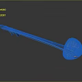 Traditional Wooden Stringed Musical Instrument With Long Neck And Round Resonator