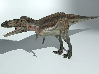 Science and Technology Exhibition Hall Displays Lifelike Dinosaur Model with Interactive Educational Features 3d model