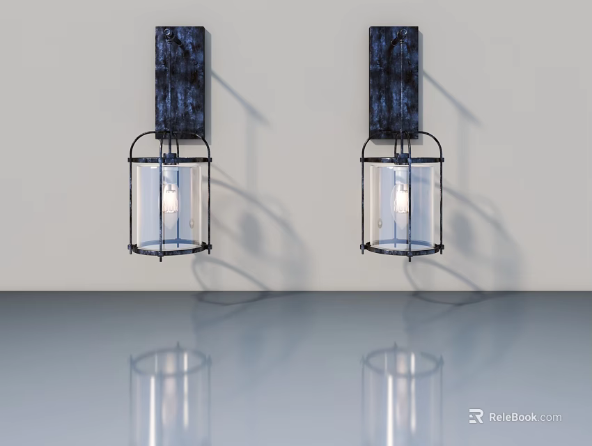 Modern Swing Door Design With Glass Panel And Metal Frame For Interior Use 3d model