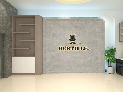 Modern background wall 3d model Modern background wall 3d model