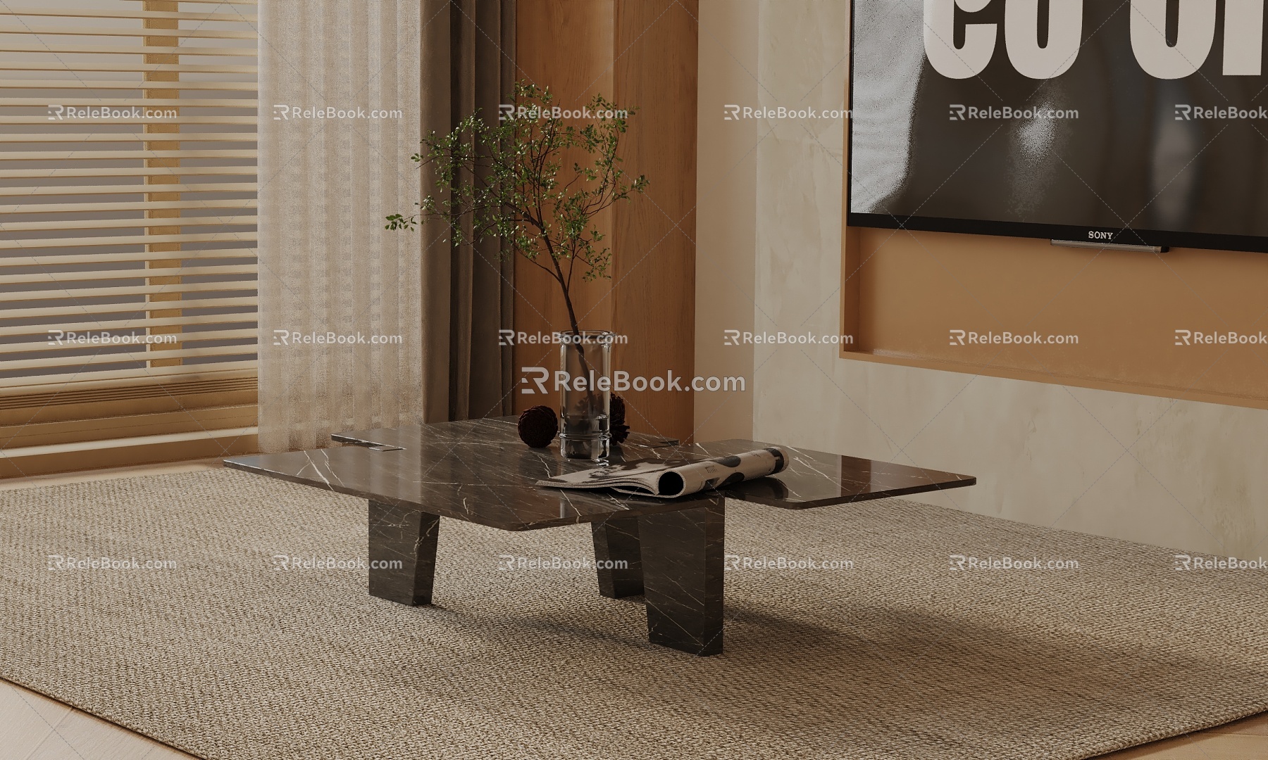 Coffee table 3d model