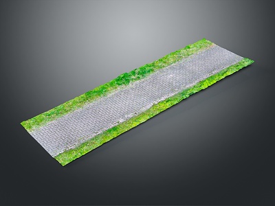 Modern Pavement Stone Pavement Sidewalk Road Path 3d model