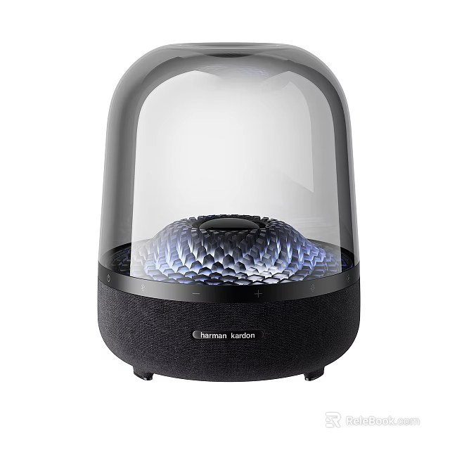 Chihiros Audio Modern Bluetooth Speaker With Transparent Glass Dome And Illuminated Design 3d model 