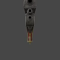 Vintage Engraved Revolver With Wooden Grip Decorative Metal Parts And Classic Design