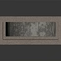 Detailed Medieval Architecture Stone Arch Doorway With Wooden Door Metal Straps And Ring