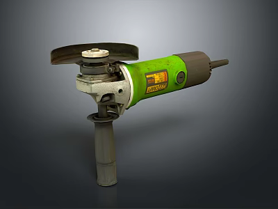 Industrial Angle Grinder Power Tool For Heavy Duty Metal Cutting Tasks 3d model