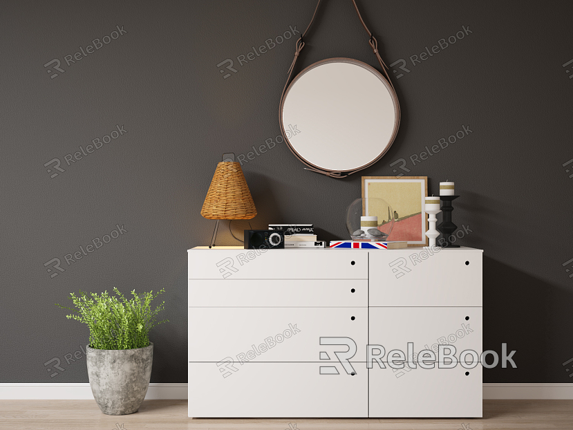 Modern Side Cabinet model