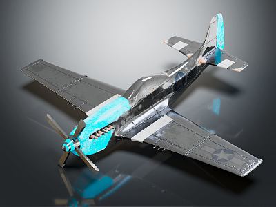 modern fighter aircraft 3d model