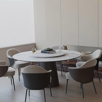 Modern table combination 3d model
