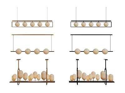 Modern Chandelier Art Chandelier Spherical Chandelier 3d model