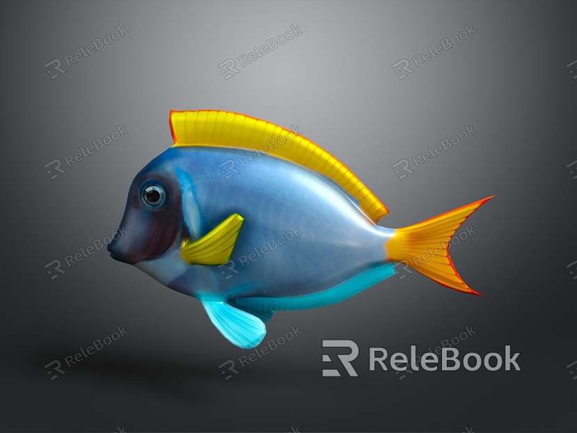 Tropical Fish Colorful Fish Ornamental Fish Aquarium Coral Fish Underwater Fish Color Fish Cartoon Fish Freshwater Fish model