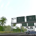 Highway Traffic Signs Displaying Directions To Hopeville Murphy And Franklin With Route 44