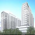 Aerial Planning Of Urban High Rise Buildings With Streets Pedestrians Vehicles And Green Space