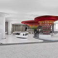 Modern Bookstore 3d model