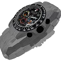 Rolex Grand Tourbillon Skeleton Watch With Intricate Mechanical Gears And Black Dial