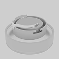 Sleek Modern White Downlight Spotlight For Ceiling Lighting In Home Interior