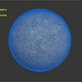 Wood Stone Sphere Ornament With Natural Rough Granular Texture Surface Design