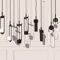 Stylish Hanging Modern Pendant Lights With Sleek Black And White Design For Contemporary Interior Spaces