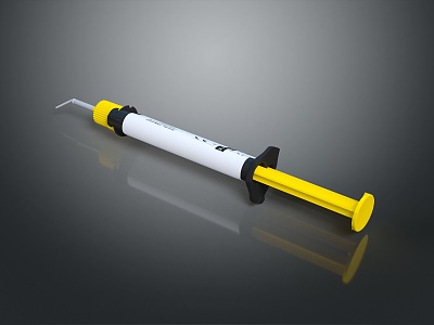 Modern Needle Tube Needle Syringe Medicine Injection model