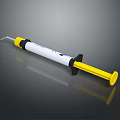 Modern Needle Tube Needle Syringe Medicine Injection 3d model