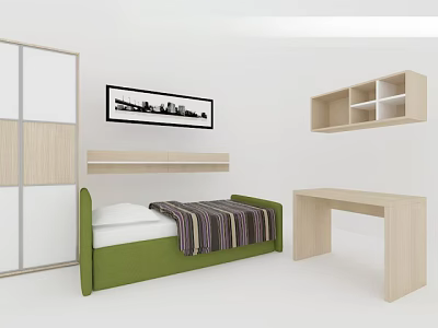 Children's bed 3d model