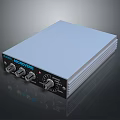 Precision Tone Shaper Audio Device With Sleek Design Control Knobs Light Top And Dark Base
