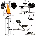 High Quality Home Gym Sports Equipment With Dumbbells Bench Barbells And Trainer