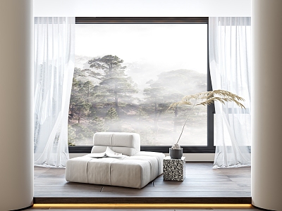 Style Curtain 3d model